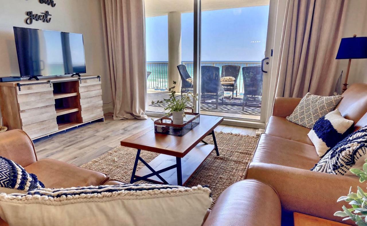 Barefoot Bliss - Beachfront Condo - Sleeps 12 Panama City Beach Exterior foto